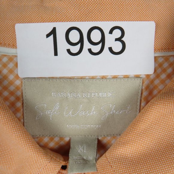 Banana Republic* Women's Long Sleeve Button Down Curved Hem Shirt~ Size XL - Picture 3 of 11